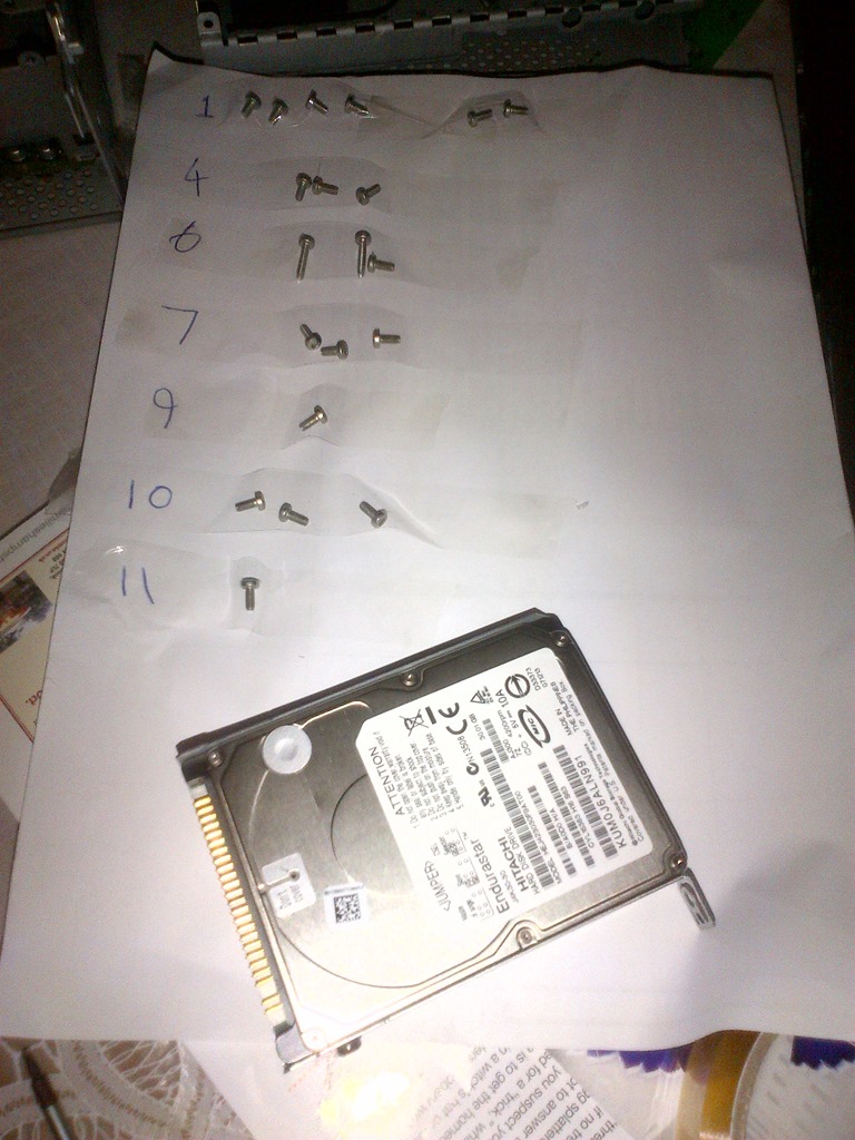 Replacing HDD in RNS 510 a SSD | Notes from Nerd